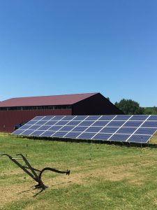 A 10 KW solar array in rural Linn County
